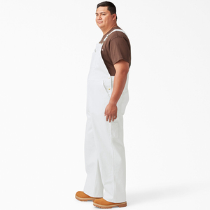 Factory Wholesale Painters Bib Overalls Unisex Multi Pocket Casual Elastic Ripped <strong>Dungarees</strong> <strong>Male</strong> - Product Image 3
