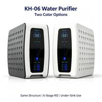Purificateur d'eau par osmose inverse 100 200 400 600 800GRO, filtration en 6 étapes pour la maison, la cuisine, installation sous l'évier