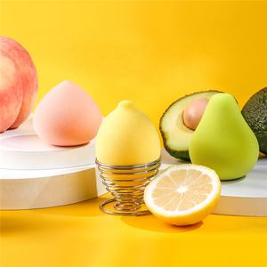 BS-MALL 3 pièces belle forme <span class=keywords><strong>de</strong></span> fruits Super doux sans Latex éponge maquillage mélangeur double usage propagation et mélange <span class=keywords><strong>fond</strong></span> <span class=keywords><strong>de</strong></span> <span class=keywords><strong>teint</strong></span> - Product Image 6