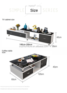 <span class=keywords><strong>Table</strong></span> <span class=keywords><strong>basse</strong></span> multifonctionnelle moderne rectangulaire en <span class=keywords><strong>bois</strong></span> blanc et noir pour <span class=keywords><strong>aquarium</strong></span> pour meubles de salon - Product Image 4
