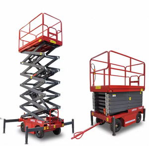 Skylift 10m 적재 용량 500kg 창고 및 물류 센터 슈퍼마켓 서랍 형 아웃트리거 트레일 가위 리프트 - Product Image 3