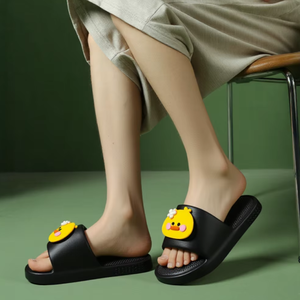 Nouvelles pantoufles blanches pour femmes, style chinois, mignonnes, pour la salle de bain, pantoufles canard pour femmes, 2023 - Product Image 1