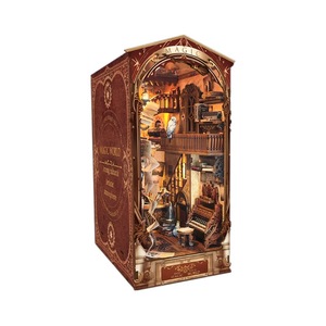 Wooden 3D Bookend Model <b>Magical</b> World Decorative Toy For Youth Birthday Gift - Product Image 1