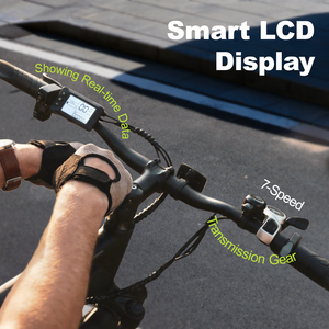 Bicicleta Eléctrica Urbana de Montaña para Adultos, 7 Velocidades, 36V, 250W, <span class=keywords><strong>27</strong></span>.5'', de Acero al Carbono, para Desplazamientos en Ciudad - Product Image 4