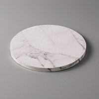 SunShine <strong>Top</strong> <strong>Sellers</strong> Marble Stone Cheese Board Handle Round Marble Stone Cake Board