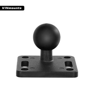 VINmounts Support 1" tête sphérique, espacement trous 40x40mm, base carrée en aluminium pour dispositif  VIN-B-006 - Product Image 1