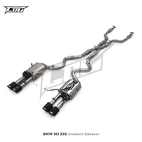 Sistem Knalpot Catback Elektronik Berkatup Stainless Steel Boska dengan Katalis untuk BMW M3 E90/E92/E93 4.0L 2008-2013 Pipa Knalpot Muffler