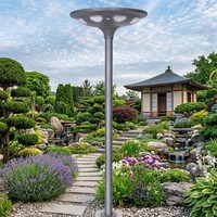 Éclairage décoratif de cour LED haut de gamme, lampes solaires de jardin