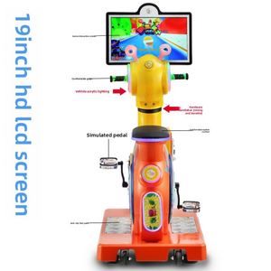 Máquina de juego de bicicleta de caracol eléctrica operada con monedas, la más vendida, máquina de juego de arcade comercial para parques de atracciones infantiles - Product Image 3
