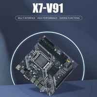 Carte Mère Ordinateur OEM Combo 3e Génération LGA1155 pour PC Gaming, Carte Principale de Bureau LGA 1155 Dual Channel DDR3 avec Chipset H61