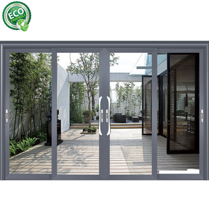 Porte coulissante moderne double vitrage grand format pour salon, insonorisée et isolante thermiquement - Product Image 5