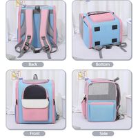 Sac à dos de transport pour animaux de compagnie, carré, loisirs, chats, chiens, petits animaux, voyage portable, design super ventilé, approuvé par les compagnies aériennes, 10 kg
