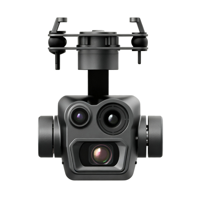 8MP 4K Dual-Sensor Gimbal Camera with 16x Optical Zoom and Night Vision for Industrial Inspection