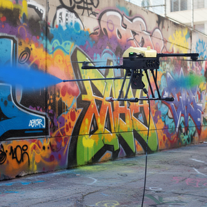 Drones professionnels pour le <span class=keywords><strong>nettoyage</strong></span> haute pression des façades de bâtiments, des tours, des panneaux solaires, des toits, des vitres <span class=keywords><strong>et</strong></span> des fenêtres - Product Image 1