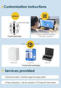 고출력 KDF 이온 정수 샤워 필터 - 염소, 불소, 중금속 제거 (15/20단계) - Product Image 4