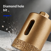 Ouvre-trou diamanté pratique pour carreaux de granit, porcelaine, céramique et marbre