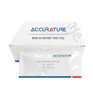 ACCURATURE DIY Iron in water at home testing Rapid test Single Pack Heavy metal in drinking water test kit