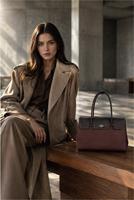 Nouveau sac fourre-tout en cuir PU de haute qualité de la marque Acacia pour femmes, sac à bandoulière décontracté durable avec fermeture à rabat