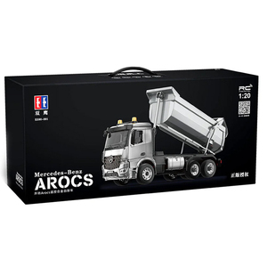 Double E E590-003 1/20 Mercedes-Benz <span class=keywords><strong>Arocs</strong></span> Camión Volquete <span class=keywords><strong>RC</strong></span> con Licencia Oficial, Control por APP, 2.4Ghz Proporcional, Carga de 15KG, Coche de Aleación - Product Image 5