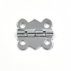 Mini charnières papillon argentées pour boîtes à bijoux, boîtes en bois, tiroirs et portes d'armoires - Product Image 3
