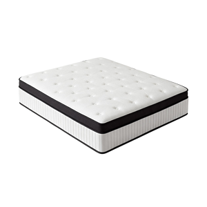 Colchón de Espuma con Resortes Ensacados de Lujo, Tamaño Individual, 10 Pulgadas, Resortes Independientes Silenciosos, Cubierta de Punto Suave, para Hogar, Hotel, Dormitorio - Product Image 1