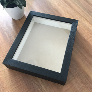 Nouveau design RS – Cadre <span class=keywords><strong>photo</strong></span> Shadow Box en verre noir et blanc, couleurs variées, profondeur 1,7 cm, pour la décoration intérieure – Vente en gros - Product Image 2