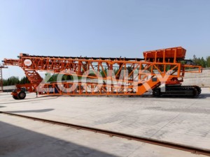 Apilador de cinta transportadora telescópica móvil para patio agregado de fabricación china - Product Image 3