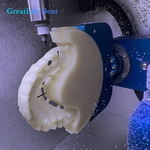 Machine de fraisage dentaire 5 axes Greatlife Dent, pour découpe à sec et humide, dispositif de fraisage CAD CAM, bloc de zircone, machine pour couronnes et bridges dentaires - Product Image 3