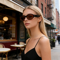 Lunettes de soleil polarisées YIXUN OPTICS pour femmes, style œil de chat vintage, monture intégrale, avec protection UV pour la plage, l'usage quotidien et les voyages