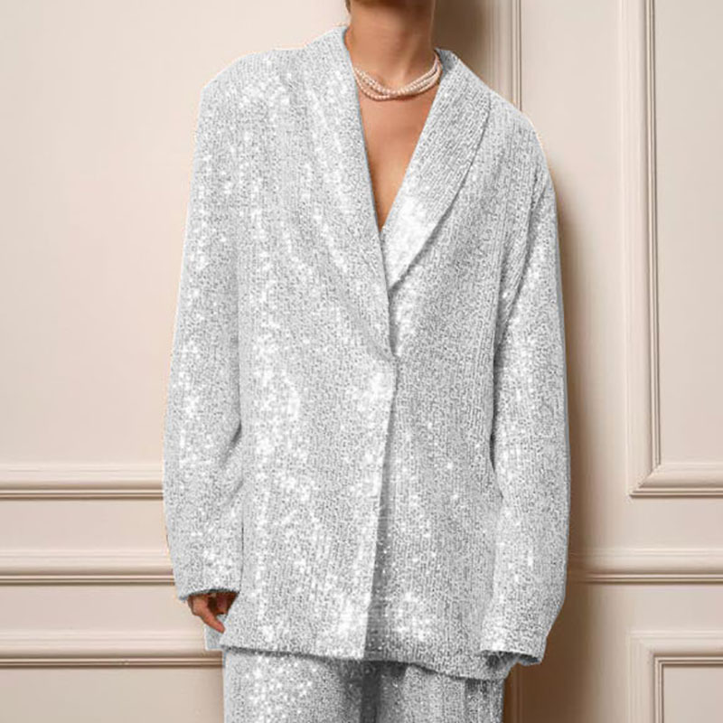 Manteau argenté