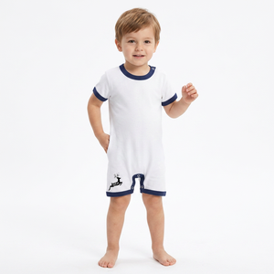 Pelele OEM /ODM para bebé recién nacido, mono de algodón orgánico personalizado OEM, conjunto de monos para niño y niña - Product Image 1