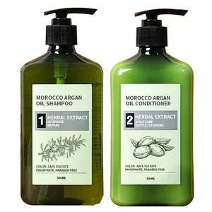 Private Label Bio-Teebaum Arganöl Haar Shampoo und Conditioner von Sulfat frei