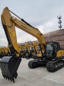 Pour l'excavatrice sur pneus SY215C de 21,5 tonnes, moteur Mitsubishi Isuzu, hydraulique Kawasaki, pompe haute efficacité, classe mondiale - Product Image 6