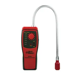 Penganalisa Gas AS8800L, dengan Cerdas Otomotif Portabel Detektor Gas Mudah Terbakar, Kebocoran Gas Lokasi Suara dan Alarm Lampu