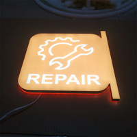 Letrero Luminoso 3D de Acrílico con LED, Impermeable IP65, para Empresas de Publicidad, Hospitales, Tiendas de Celulares, Logotipos de Marca