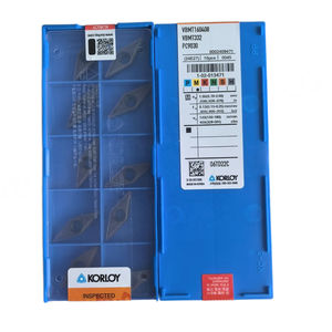VBMT160408 PC9030 KORLOYS High Quality Tungsten Carbide Inserts 100% Original External Turning CNC <b>Lathe</b> Cutting <b>Tools</b> PVD Steel - Product Image 1
