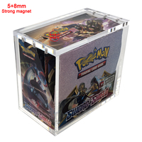Boîte de protection en acrylique résistante aux UV personnalisée pour Magic the Gathering ETB Elite Trainer Box TCG 151 Acrylic Edge Case