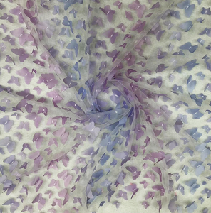 ZSY printemps 3D dégradé broderie papillon tulle dentelle tissu robe de fille dentelle matériel tissu haute qualité <span class=keywords><strong>suisse</strong></span> voile dentelle - Product Image 5