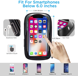 <span class=keywords><strong>Support</strong></span> de téléphone portable pour vélo moto Scooter, étui housse étanche pour iPhone Xs 12 <span class=keywords><strong>Samsung</strong></span> s8 s9 - Product Image 2
