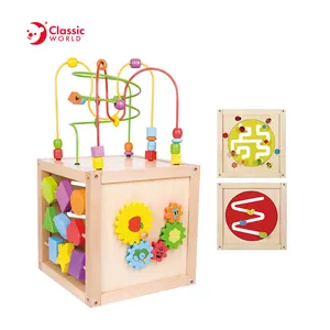 热卖设计儿童蒙台梭利木制玩具益智玩具幼儿学习活动立方体