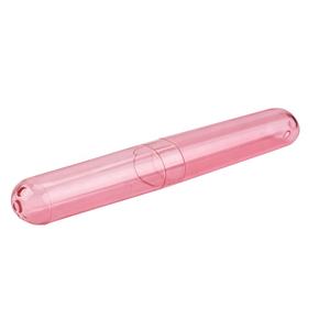 Custodia per spazzolino da denti portatile rotondo eco-compatibile con supporto da <span class=keywords><strong>viaggio</strong></span> in plastica per uso domestico e in bagno per hotel - Product Image 1