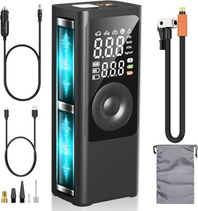 Pompe à air pour voiture 6000mAh, compresseur d'air portable 150PSI, gonfleur <span class=keywords><strong>de</strong></span> pneus sans fil, pompe à air électrique 12V, pompe à gonflage rapide - Product Image 1