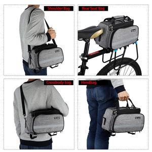 WEST BIKING Nueva Bolsa Impermeable para Bicicleta, Portaequipajes Trasero, Bolsa de Transporte para Ciclismo MTB - Product Image 6
