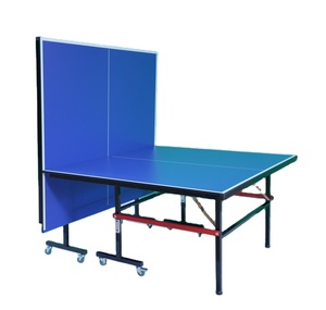 <span class=keywords><strong>Table</strong></span> <span class=keywords><strong>de</strong></span> tennis <span class=keywords><strong>de</strong></span> <span class=keywords><strong>table</strong></span> professionnelle Bailing en vente, taille standard internationale, acier haute intensité, pliable et mobile - Product Image 1