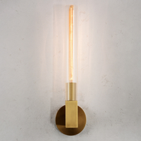 Appliques murales LED en cuivre à double tête, style loft nord-américain, avec verre, pour escalier, chambre, lampe de chevet, style Edison