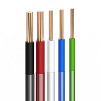 Cable eléctrico BV THW THHN, 7 núcleos, pvc, aislado, 14AWG, 12AWG, 8AWG, cable de cobre