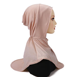 2025 nuevo Bandana Modal algodón Hijab Innder Caps CINTURÓN DE Color liso correa elástica rayón algodón musulmán señora Hijab Undercaps - Product Image 6