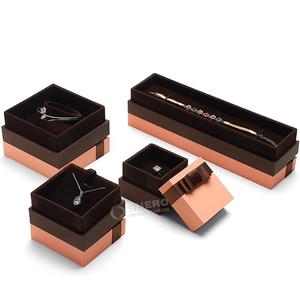 Furunde Factory Direct Custom High Quality Jewellery <b>Gift</b> <b>Box</b> Cardboard Ribbon Lid Bottom <b>Pink</b> Paper Jewelry Packaging <b>Box</b> - Product Image 5