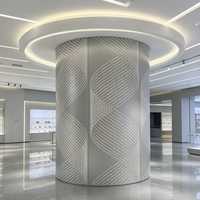 Panneau de protection perforé en aluminium creux pour mur-rideau, résistant aux éclats de pierre, pour façade de salle d'équipement de mine en exploitation ouverte
