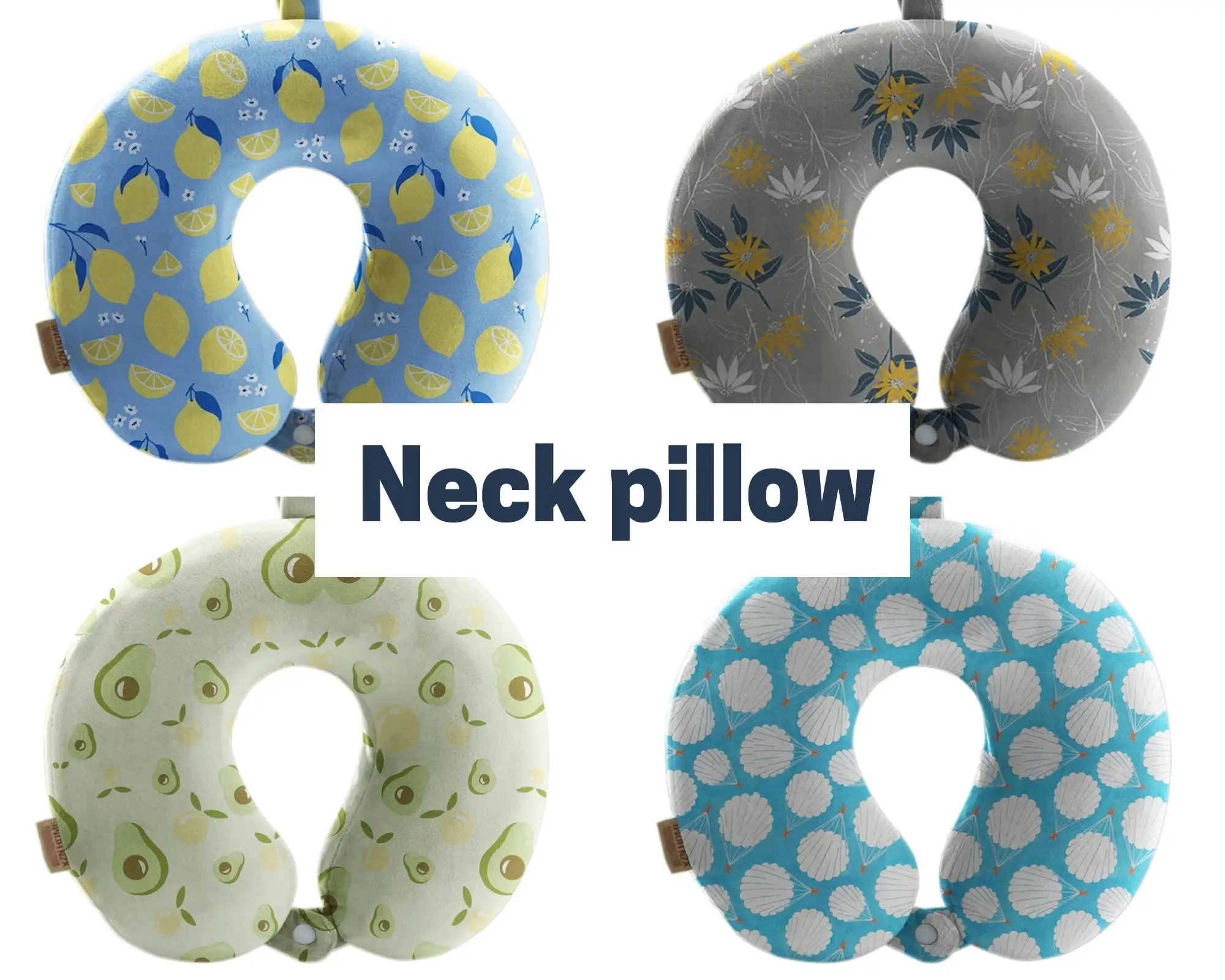 Comfortable Custom Color U Shape Personalized Travel Neck Pillow